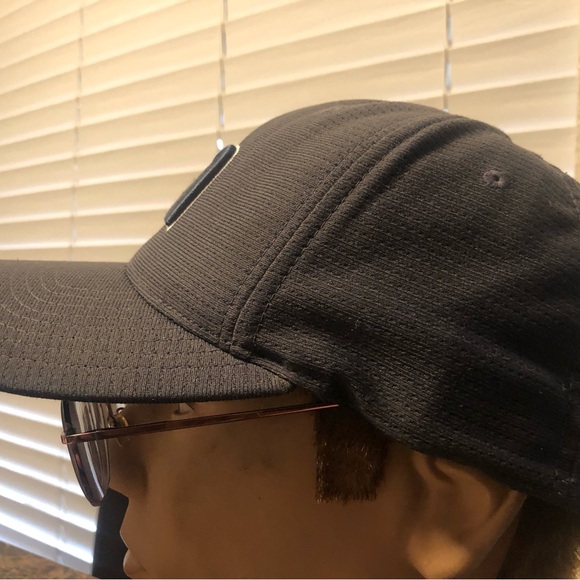 Yupoong Flexfit Seattle Baseball Mariners Cap Black Hat Size L-XL - Picture 3 of 10